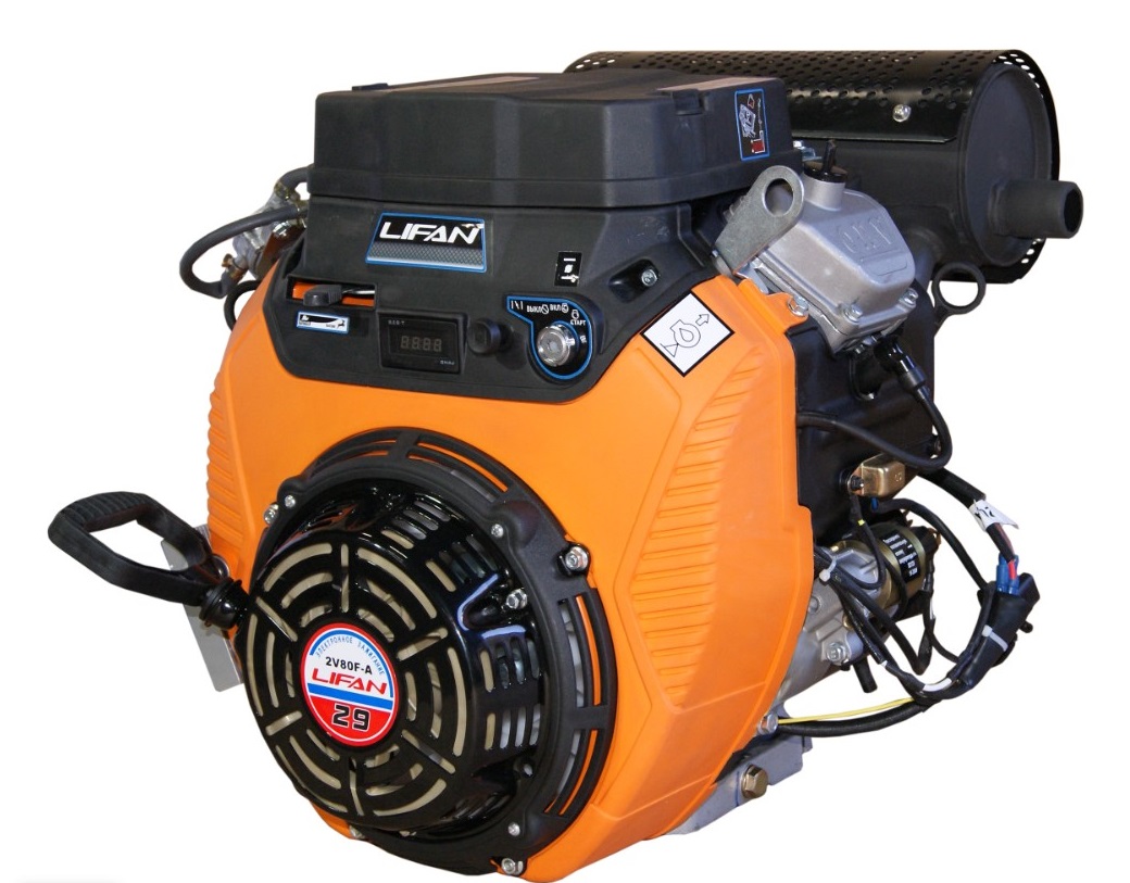 Двигатель бензиновый LIFAN 2V80F-A (29 л.с, 3А катушка)