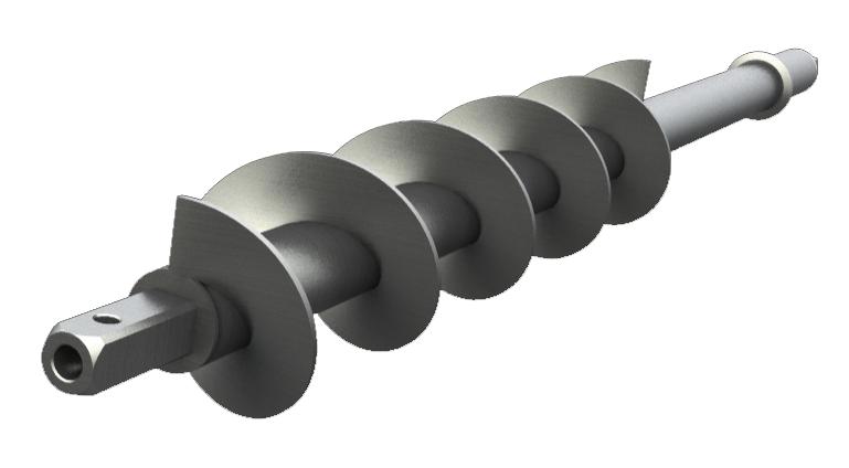Шнек Ø450мм  L=1,4   ШБ 450/114х8/1400/300/Т90/10